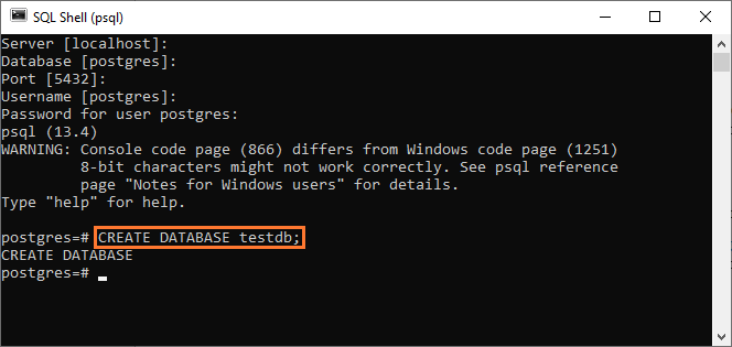 psql-create-database
