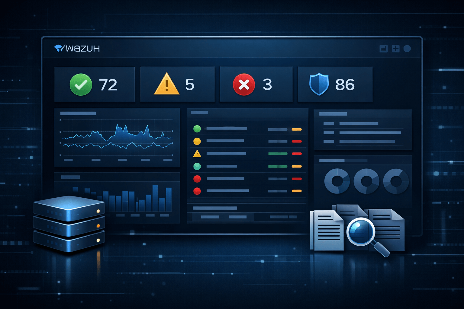 wazuh dashboard windows servis izleme